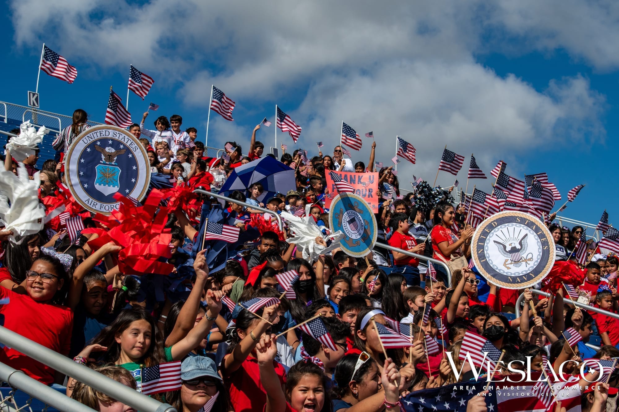 Weslaco community members gathered at a local event