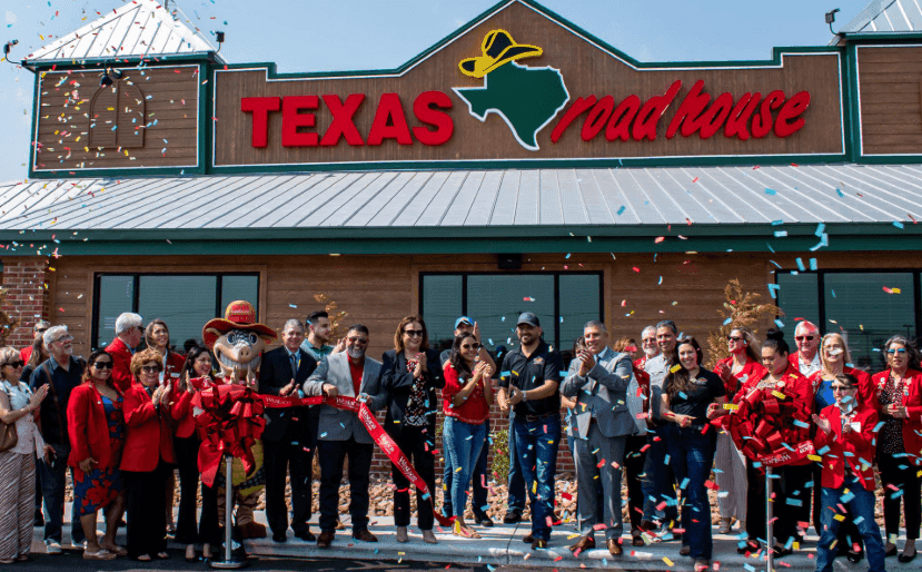 Ribbon-cutting for a new Texas Roadhouse in Weslaco